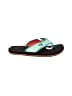 The North Face Teal Flip Flops Size 4 (youth) - photo 1