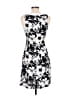 SEARLE Print Black Cocktail Dress Size 6 - photo 2