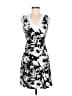 SEARLE Print Black Cocktail Dress Size 6 - photo 1