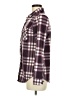 Como Vintage Plaid Burgundy Long Sleeve Button-Down Shirt Size M - photo 5