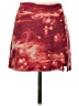 Soho Tie-dye Burgundy Casual Skirt Size 2 - photo 1