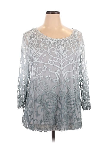Adiva 3/4 Sleeve Blouse (view 1)