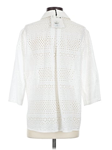 L.K. Bennett 3/4 Sleeve Button-Down Shirt (view 2)