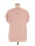 Halogen 100% Polyester Pink Short Sleeve Blouse Size 1X - photo 2