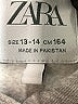 Zara Silver Gray Pullover Hoodie Size 13 - 14 - photo 4