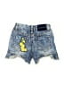 Monnalisa Graphic Blue Denim Shorts Size 5 - photo 2