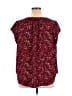 41Hawthorn Burgundy Short Sleeve Blouse Size 1X - photo 2