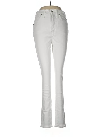Madewell 10" High-Rise Skinny Jeans in Pure White (view 1)