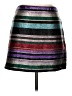 Trina Turk Stripes Silver Casual Skirt Size 10 - photo 1