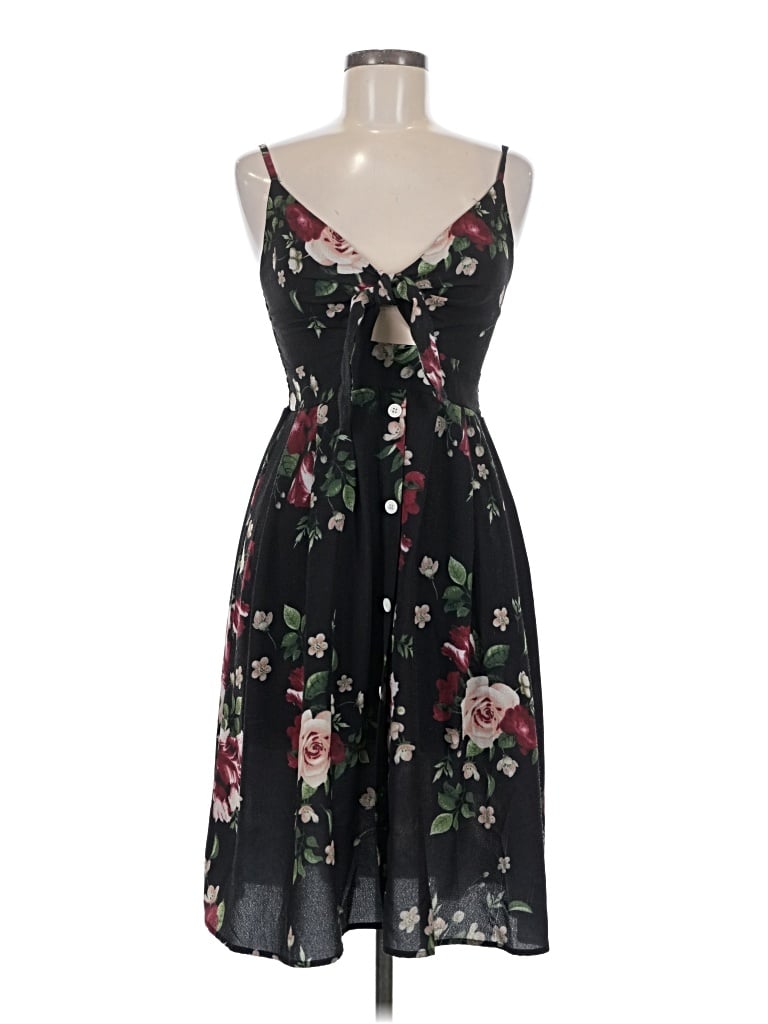 Pre-owned Ecowish Casual Dress In Black