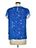 Fun2Fun 100% Polyester Blue Short Sleeve Blouse Size M - photo 2