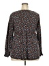 Target Brown Long Sleeve Blouse Size 2X - photo 2