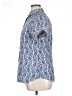 Roper 100% Cotton Paisley Blue Short Sleeve Blouse Size XL - photo 5