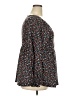 Target Brown Long Sleeve Blouse Size 2X - photo 4