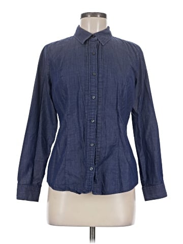 Express Long Sleeve Button-Down Shirt (view 1)