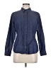 Express 100% Cotton Blue Long Sleeve Button-Down Shirt Size XL - photo 1