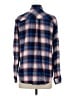 Pendleton 100% Rayon Plaid Blue Long Sleeve Button-Down Shirt Size S - photo 2