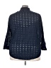 Maurices 100% Cotton Polka Dots Blue 3/4 Sleeve Button-Down Shirt Size 20 (2) - photo 2