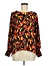 Allison Joy 100% Polyester Orange Long Sleeve Blouse Size M - photo 1