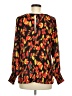 Allison Joy 100% Polyester Orange Long Sleeve Blouse Size M - photo 2