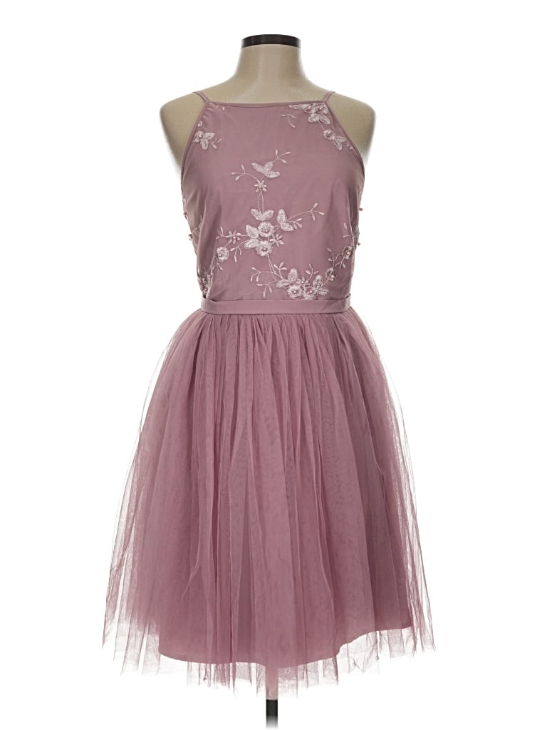 Pre-owned Little Mistress Cocktail Dress In Pink
