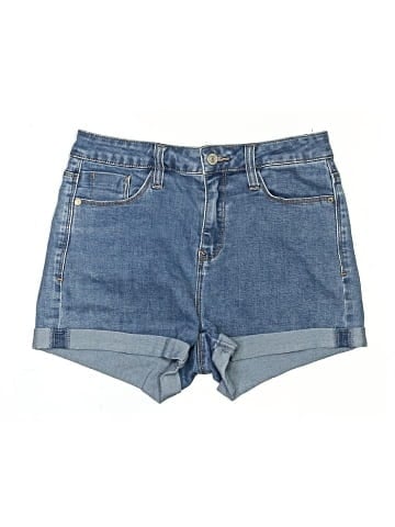 Papaya Denim Shorts (view 1)
