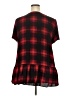 Sejour 100% Rayon Red Short Sleeve Blouse Size 20 - photo 2