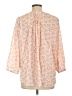 Jachs Girlfriend 100% Polyester Paisley Orange 3/4 Sleeve Blouse Size L - photo 2