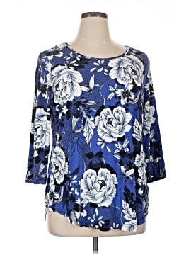 JM Collection 3/4 Sleeve Blouse (view 1)