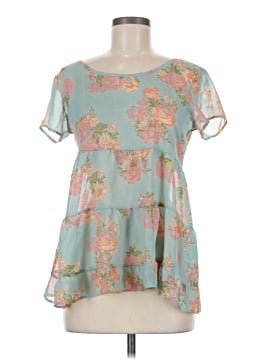 Derek Heart Short Sleeve Blouse (view 1)