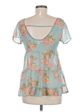 Derek Heart Short Sleeve Blouse (view 2)