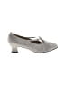 Salvatore Ferragamo Gray Heels Size 7 - photo 1