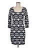 Dina Be Chevron-herringbone Gray Casual Dress Size M - photo 1