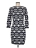 Dina Be Chevron-herringbone Gray Casual Dress Size M - photo 2