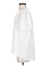 Pleione 100% Polyester Ivory Short Sleeve Blouse Size S - photo 5
