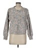 Hippie Rose 100% Polyester Tweed Gray Pullover Sweater Size M - photo 1