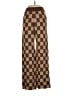 Double Zero 100% Polyester Argyle Brown Casual Pants Size S - photo 1