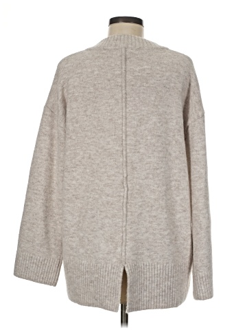 Flat White Pullover Sweater (view 2)