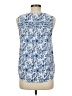 Katherine Barclay 100% Rayon Blue Sleeveless Blouse Size M - photo 2