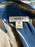 Nicola 100% Polyester Blue 3/4 Sleeve Blouse Size M - photo 7