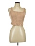 Le Lis Tan Sleeveless Blouse Size L - photo 1