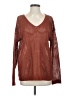 Cotton Bleu 100% Acrylic Metallic Brown Pullover Sweater Size S - photo 1