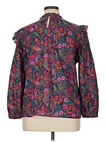 Liberty Art Fabrics for J.Crew Long Sleeve Blouse (view 2)