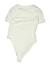 Forever 21 100% Cotton Ivory Bodysuit Size S - photo 2