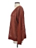 Cotton Bleu 100% Acrylic Metallic Brown Pullover Sweater Size S - photo 5