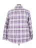 Blue Mountain Plaid Purple Long Sleeve Blouse Size 3X - photo 2