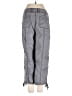 Eileen Fisher Chevron-herringbone Gray Cargo Pants Size 10 - photo 2