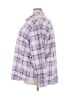 Blue Mountain Plaid Purple Long Sleeve Blouse Size 3X - photo 5