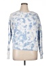 Time and Tru 100% Cotton Tie-dye Blue Pullover Sweater Size XL - photo 1