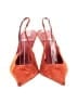 Jeffrey Campbell 100% Leather Color Block Orange Heels Size 8 1/2 - photo 2